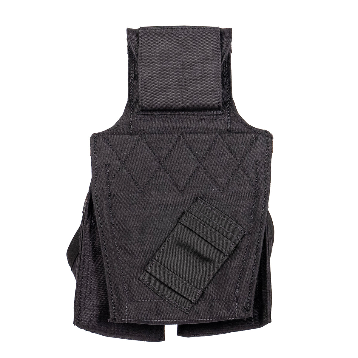 Badger Carpenter Side-By-Side Pouch (Black) - Professional Fastener Bag