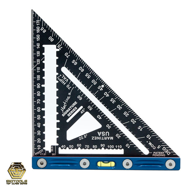 Martinez Signature Series 2-in-1 Rapid Square Metric version in Blue color