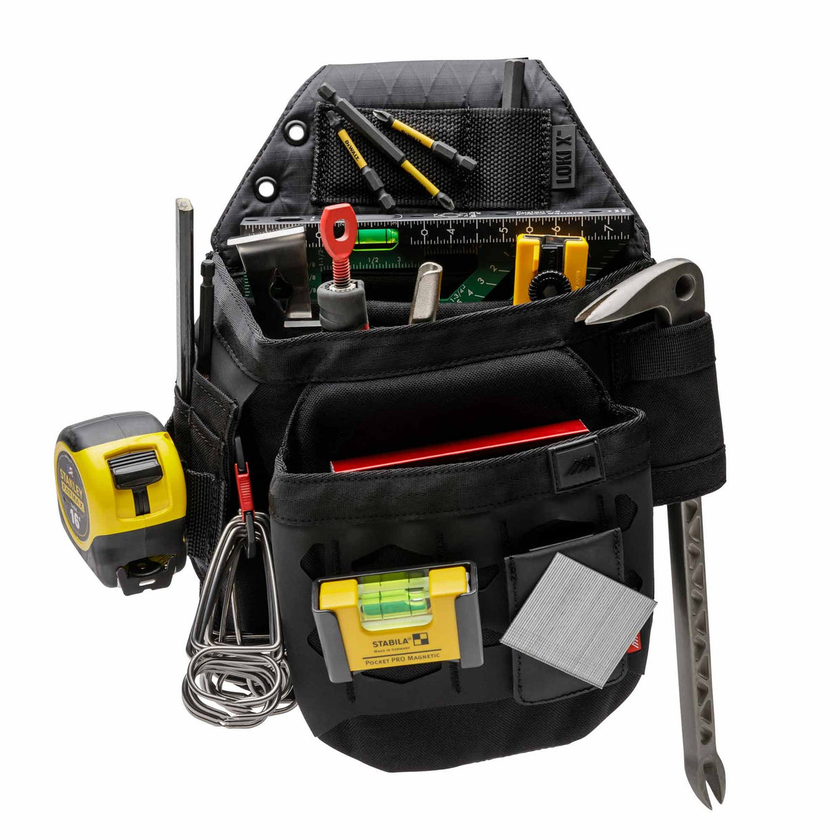 Loki X Pouch featuring HypaLock Grid system for customizable attachments.