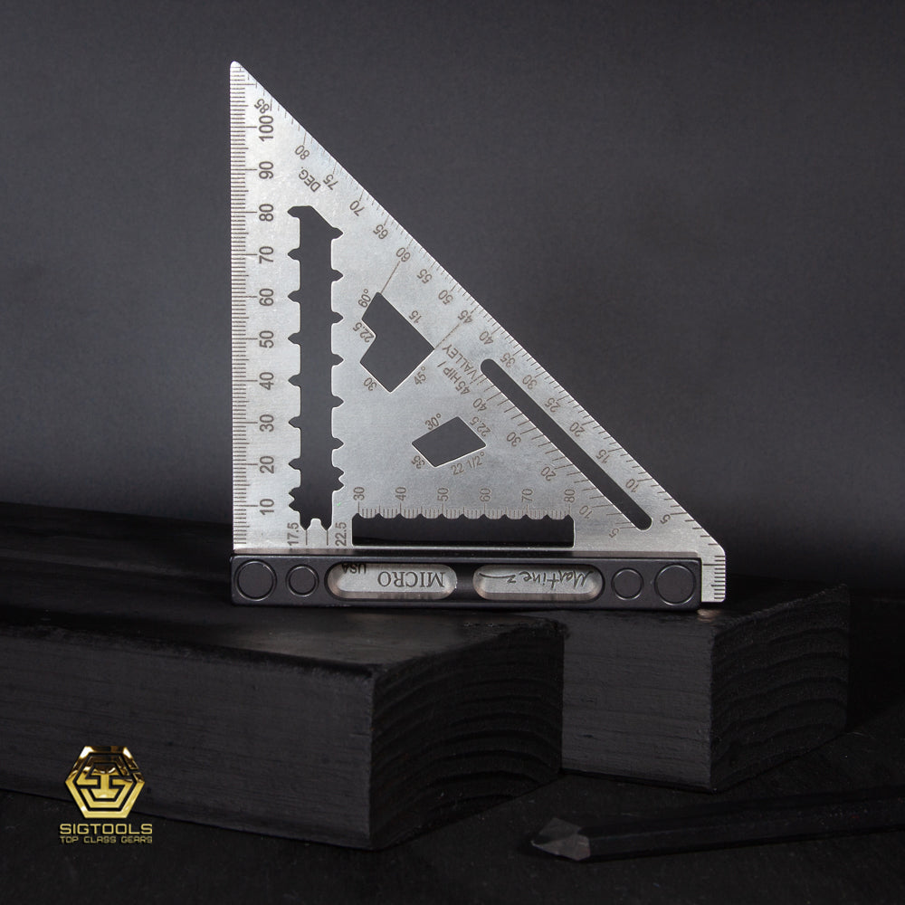 Martinez Titanium Micro Square METRIC version on dark back ground