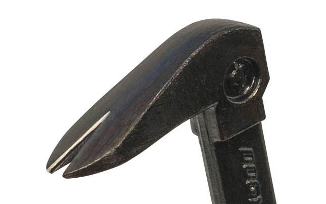 3-in-1 carpentry tool with mini hammer head.