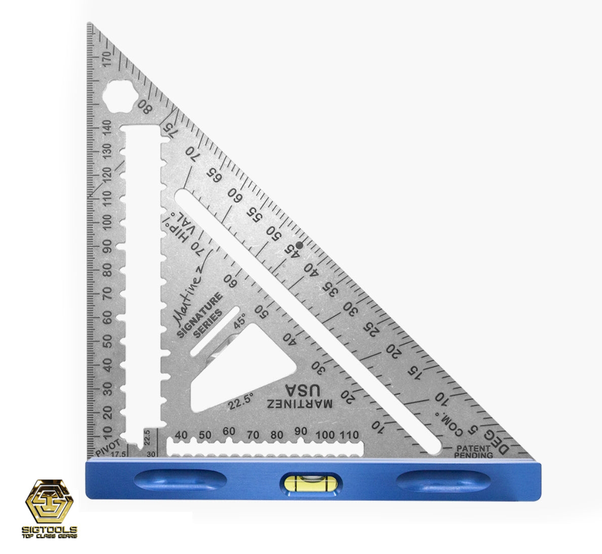 A Blue color of the Titanium Rapid Square series by Martinez Tools