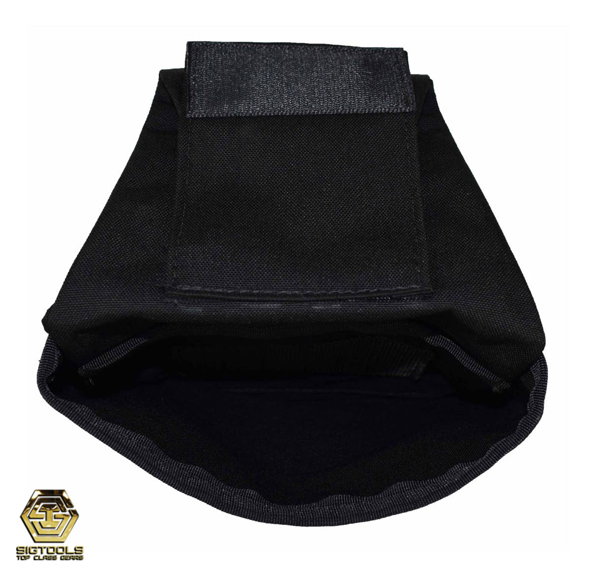 "Diamondback 723 Slingshot from top view - Modular Pocket for Tools and Accessories"