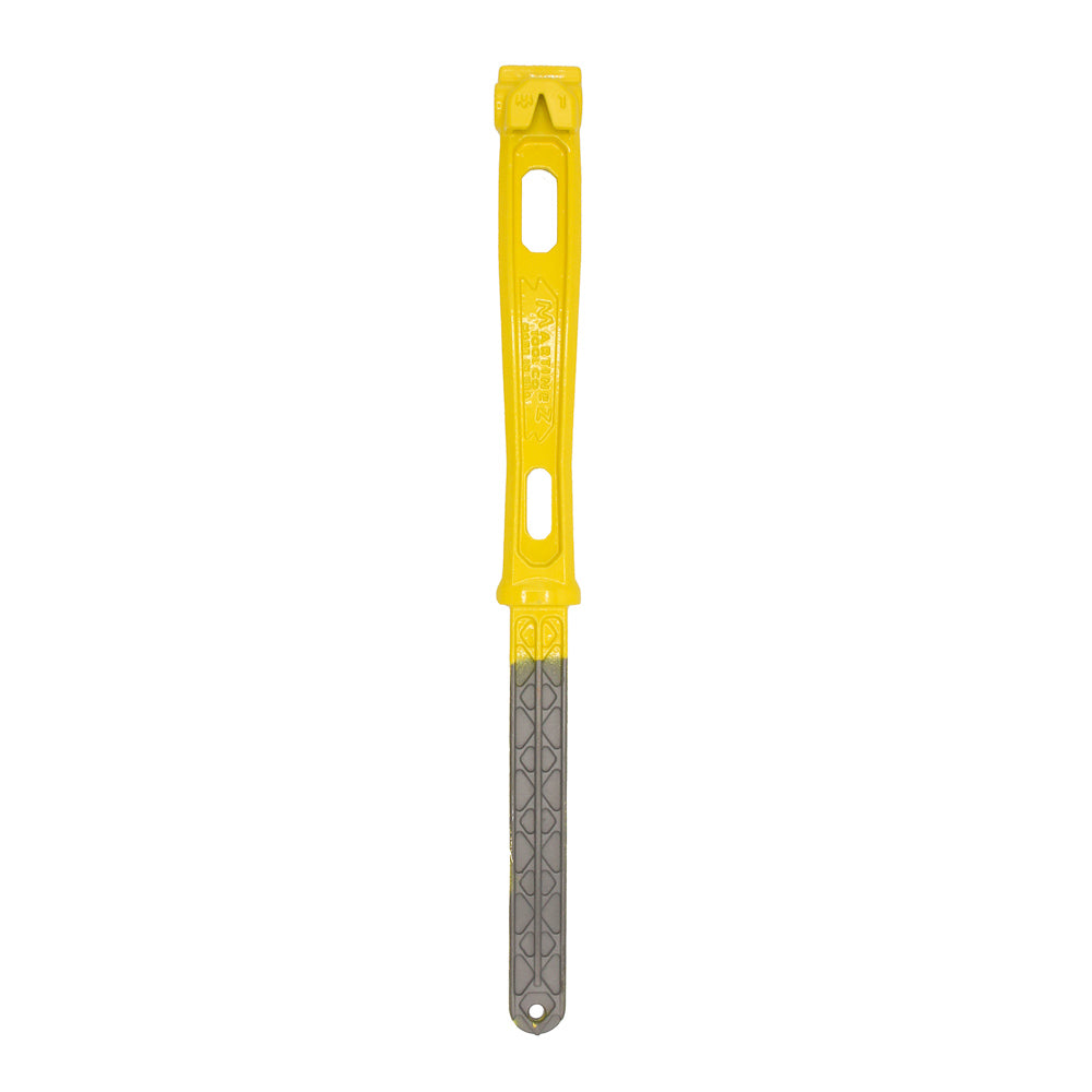 A Yellow handle for the M1 Martinez hammer, meticulously designed to provide optimal grip and precise control when using the tool.