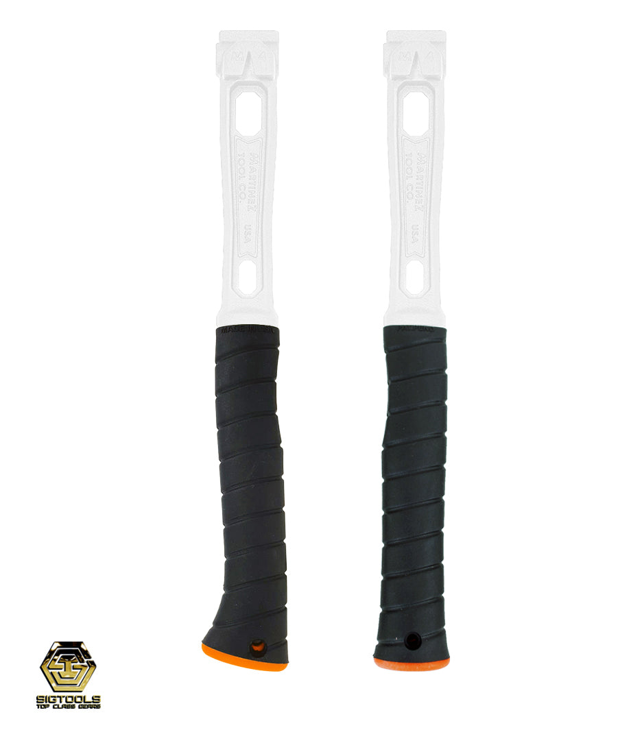 Black Overlay with Vibrant Orange Cap - Curved and Straight Martinez M1/M4 Replacement Grips