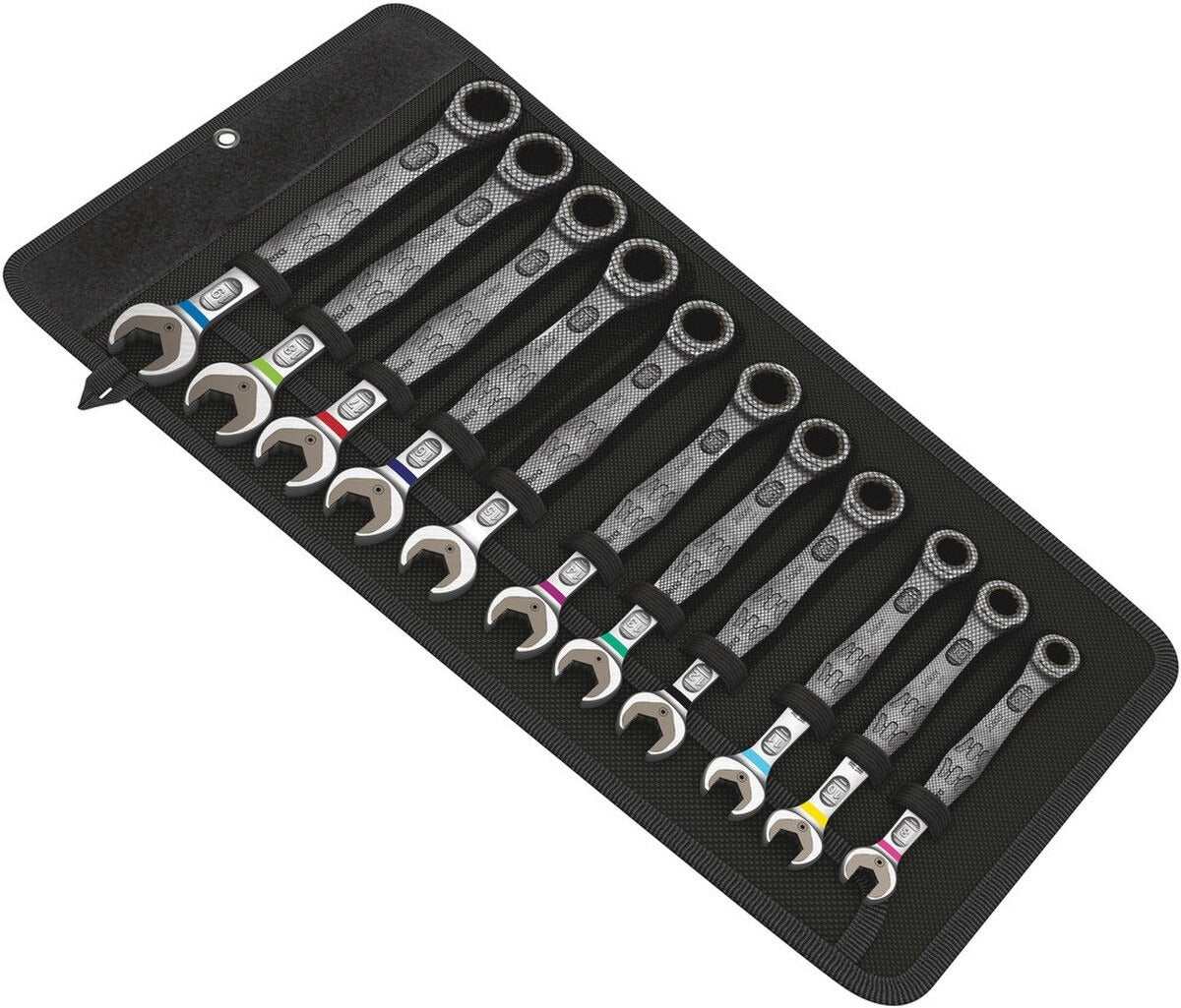 Wera 6000 Joker 11-Piece Ratcheting Combination Wrench Set