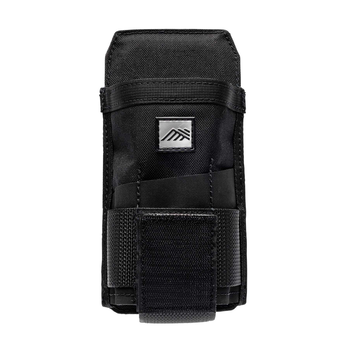 The Diamondback Wingman X versatile tool holster shown with its bottom strap closed, securely holding a pair of snips.