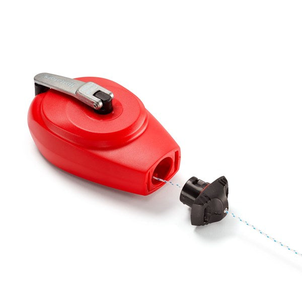 The process of cranking the line between the two Hultafors CLP Duo housings to easily replenish the chalk.