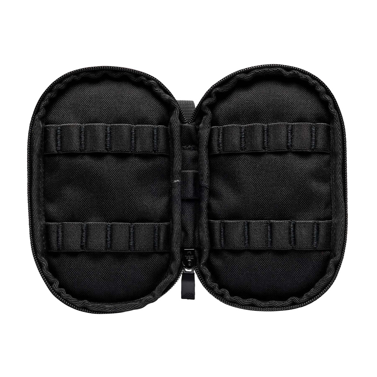 The Diamondback Driver/Drill Bit Case X, a durable 1000D Nylon case shown open with its 25 bit slots.