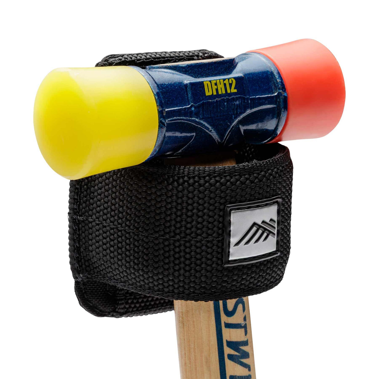 The non-scratch webbing of the Diamondback 406 X Hammer Loop, designed to protect finished surfaces on a job site.