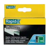Rapid 8mm 140 Series Galvanized Flatwire Staples - 2000 Pack | 8mm, 10mm, 12mm | Signature Tools
