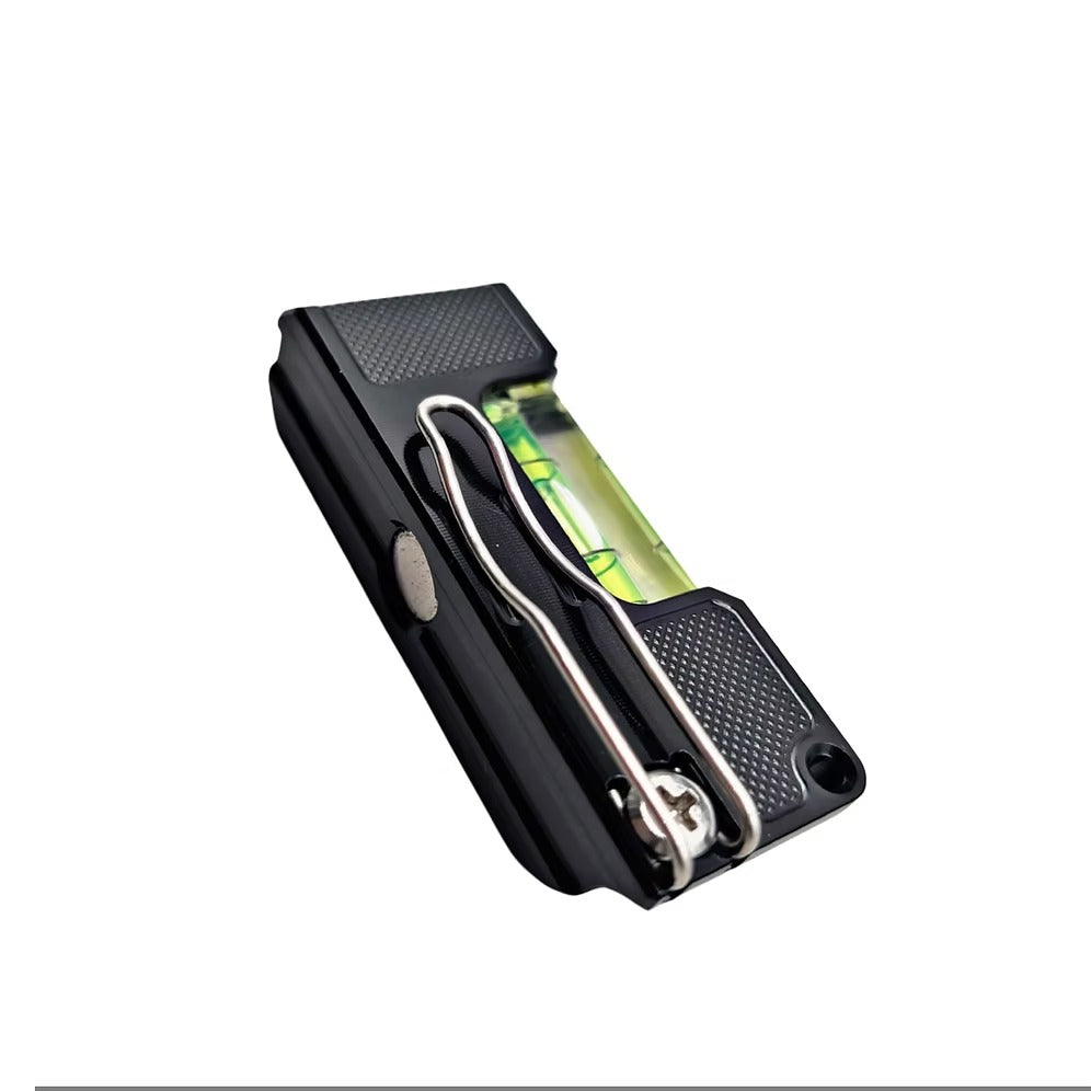 Kinetic Customs Billet Aluminium Pocket Level | Magnetic Scaffold & Pipe Level | Signature Tools