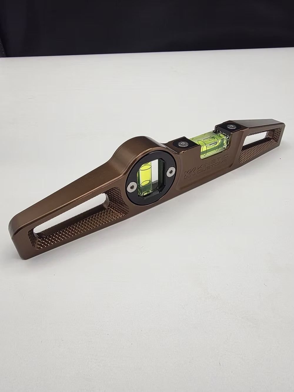 Kinetic Customs Billet Torpedo Level | Magnetic & Calibratable