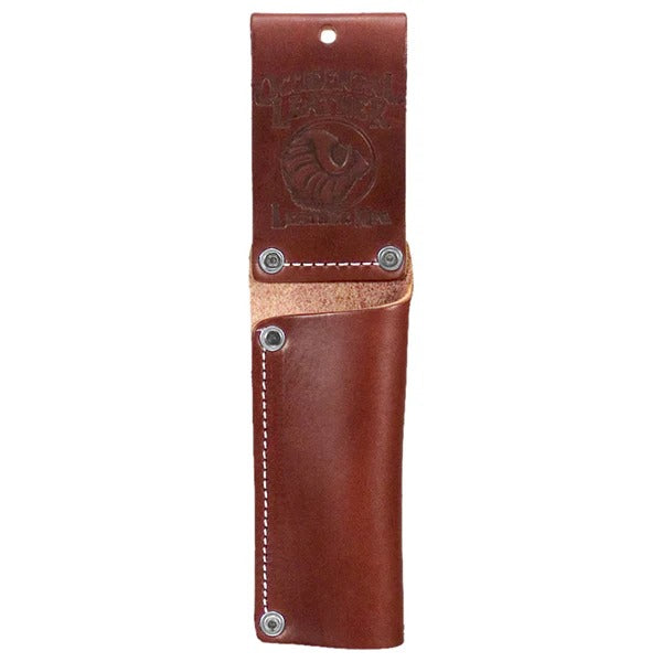 A close-up of the premium American leather and USA-made craftsmanship of the Occidental Leather 5014 holster.