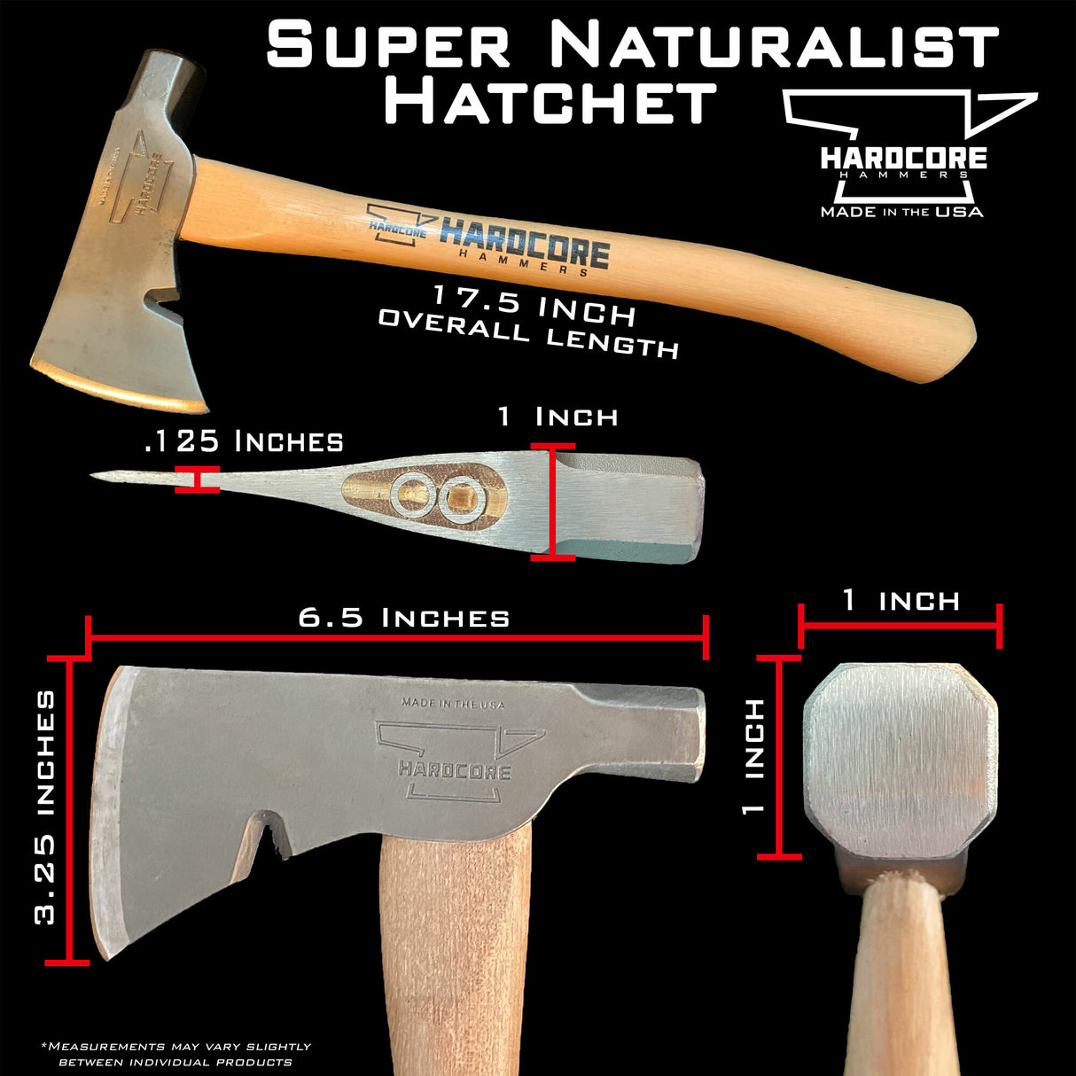 Super Naturalist Hatchet - Colour Editions (Blue, Green, Orange, Purple)