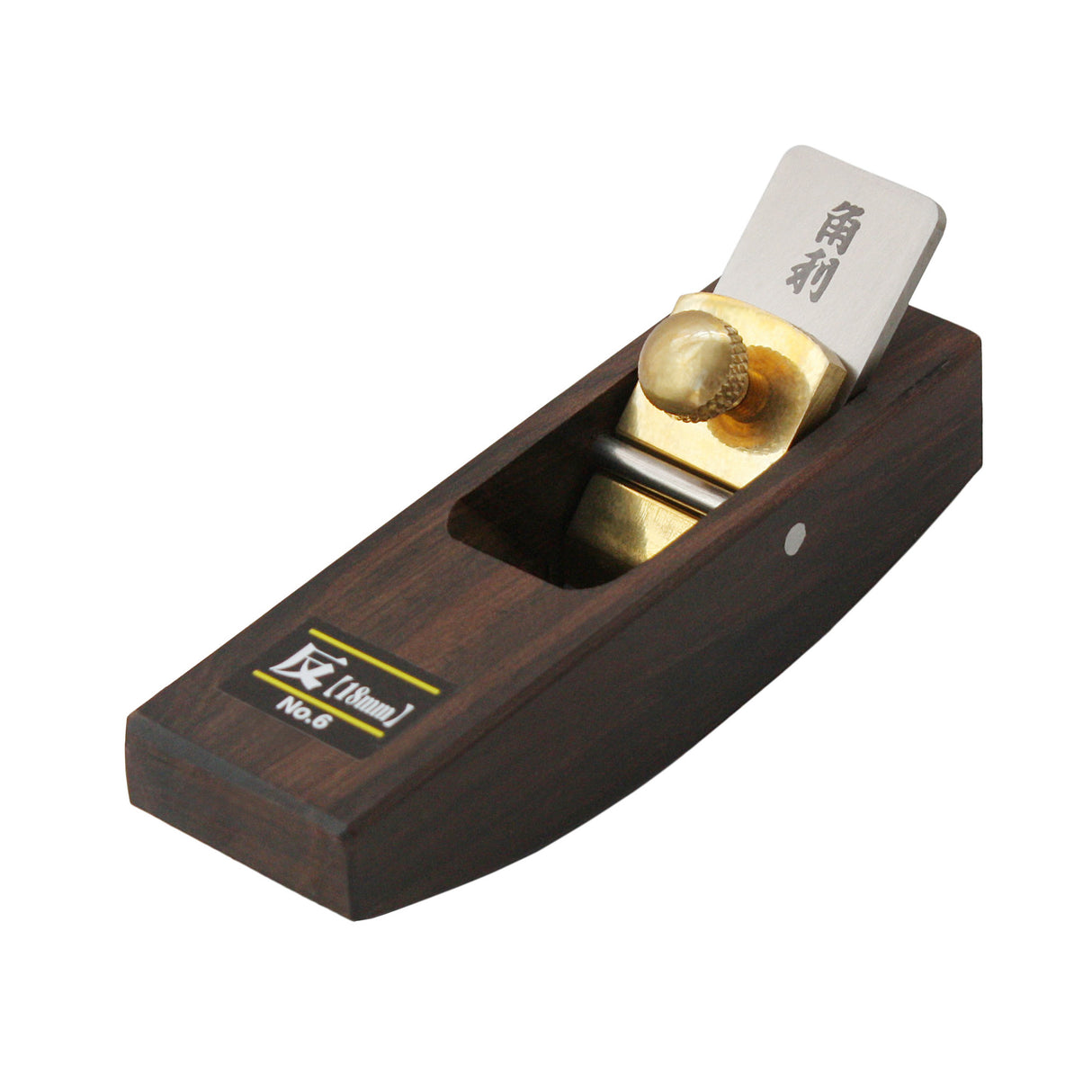 Kakuri Mini Avión de Mano de Ébano No6 Curvo