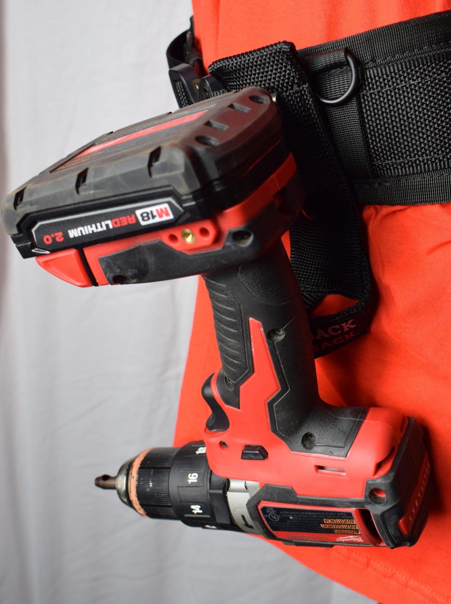 Diamondback Toolbelt - The Gun Loop upper cordless drill driver loaded