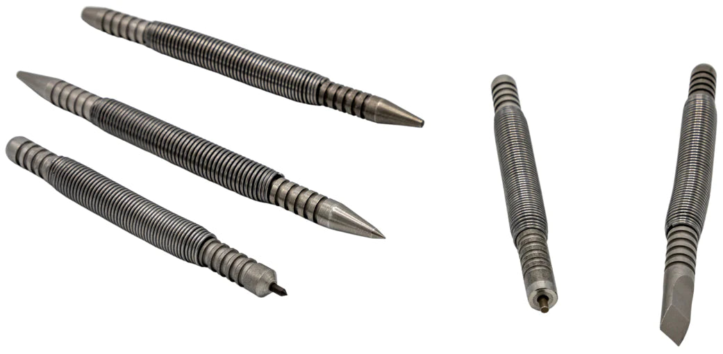 3500 pounds of striking force at your finger tips. WWA1105 from Spring Tools offers center punch, nail starter, brad setter, wood chisel. It is available from Sigtools, go check it out!