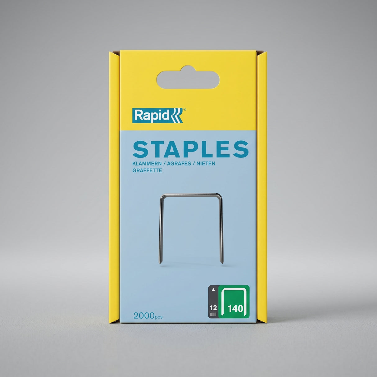 Rapid 140 Series Galvanized Flatwire Staples - 2000 Pack | 8mm, 10mm, 12mm | Signature Tools
