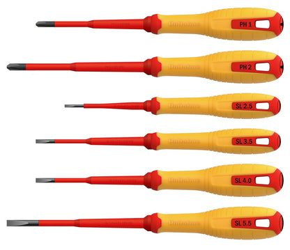 Hultafors VDE Screwdriver set PH & SL - 1000V Rated/Certified