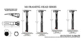 Martinez M1 16″ Titanium Replacement Framing Handle – Powder Coat Finish