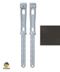 Two sides of the titanium Martinez M4 replacement handle , Black coat