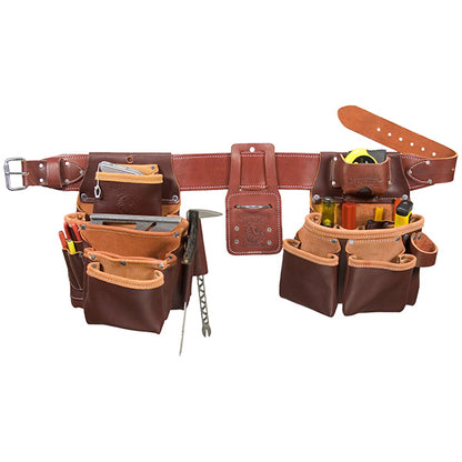 Pro Leather Series tool belt showcasing premium top-grain leather, designed for heavy outdoor use, available on Sigtools