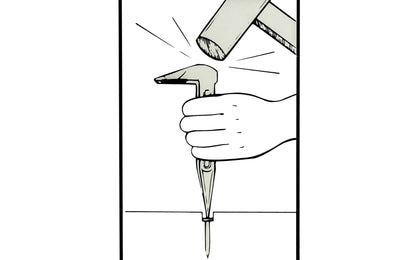Dogyu Japanese Nail Set & Puller – Compact Size | 3-in-1 Tool (3/16" Tip)