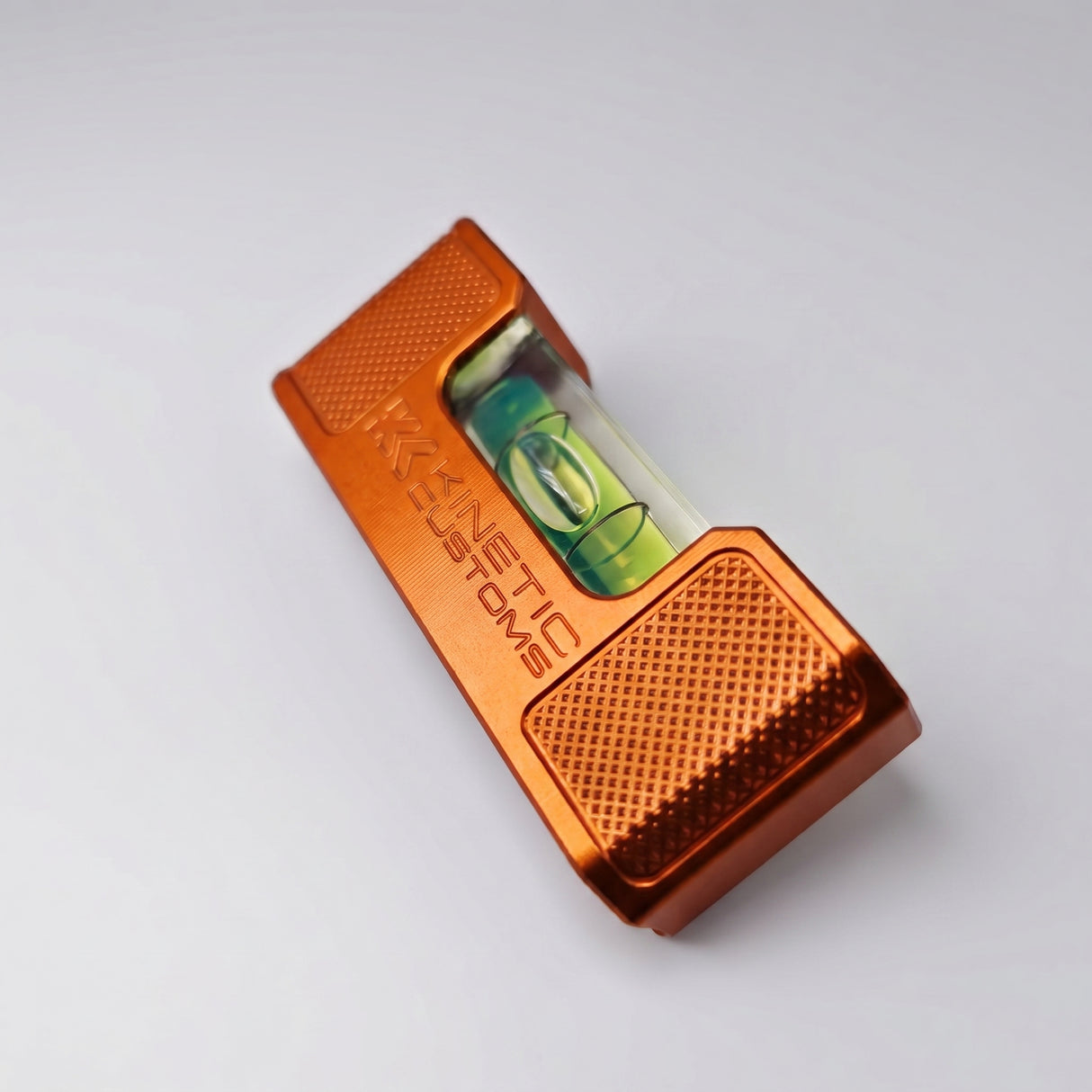 Kinetic Customs Billet Aluminium Pocket Level | Magnetic Scaffold & Pipe Level | Signature Tools