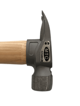 MTCTool 10oz Titanium Head D Nose Finish Head 14" Wood Handle