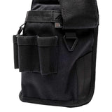 A close-up of the redesigned, removable tape loop and the extra D-ring on the Diamondback Mini Niko X.