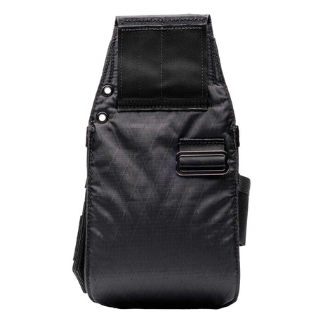 The back of the Mini Niko X pouch, highlighting the comfortable and durable DX9 Tech Fabric.