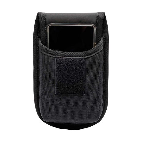 The Diamondback Phone Pouch X, a durable and padded holder for large smartphones with a secure Velcro flap.