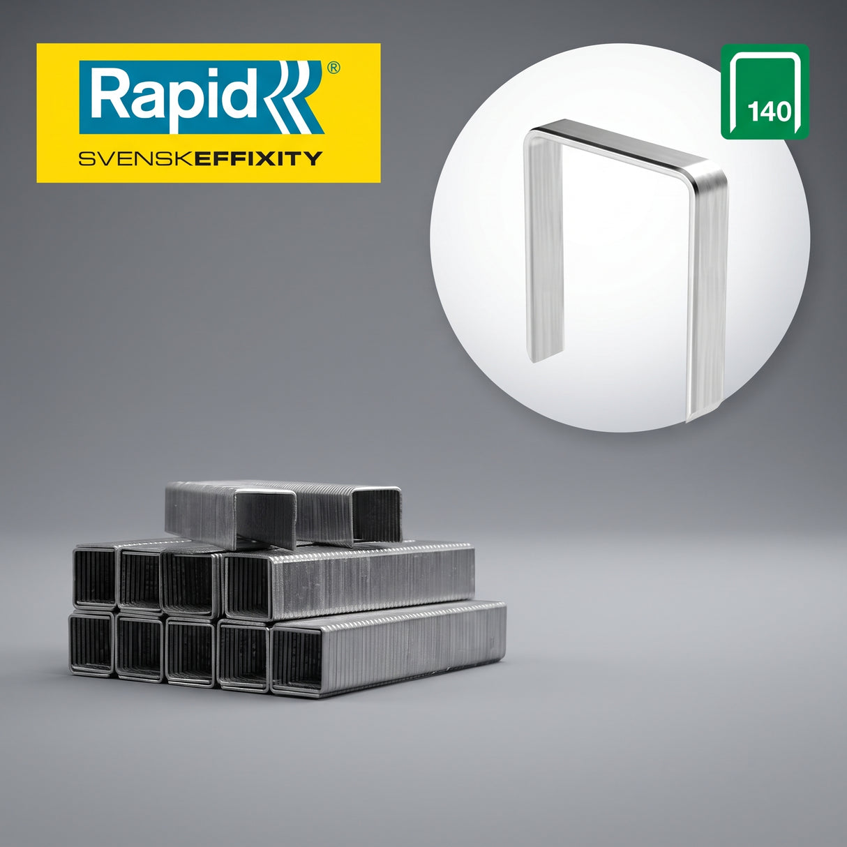 Rapid 140 Series Galvanized Flatwire Staples - 2000 Pack | 8mm, 10mm, 12mm | Signature Tools