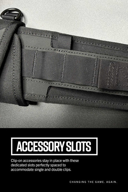 "Artisan '24 Belt System, Tempo belt accessory slots."