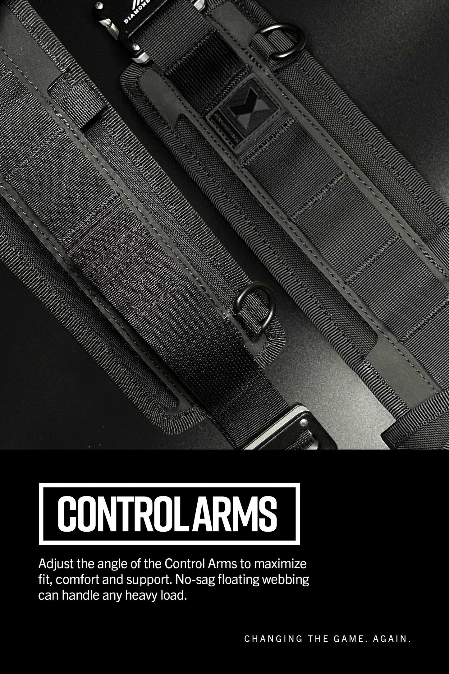 "Artisan '24 Belt System, Tempo belt control arms."