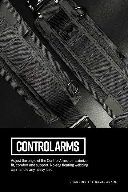 "Artisan '24 Belt System, Tempo belt control arms."