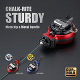 Tajima Chalk-Rite Sturdy CR211SFR | Heavy-Duty Aluminum Chalk Line | Signature Tools