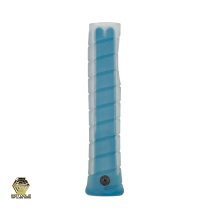 Martinez M1/M4 Replacement Grip – Aqua Insert / Clear Overlay straight grip