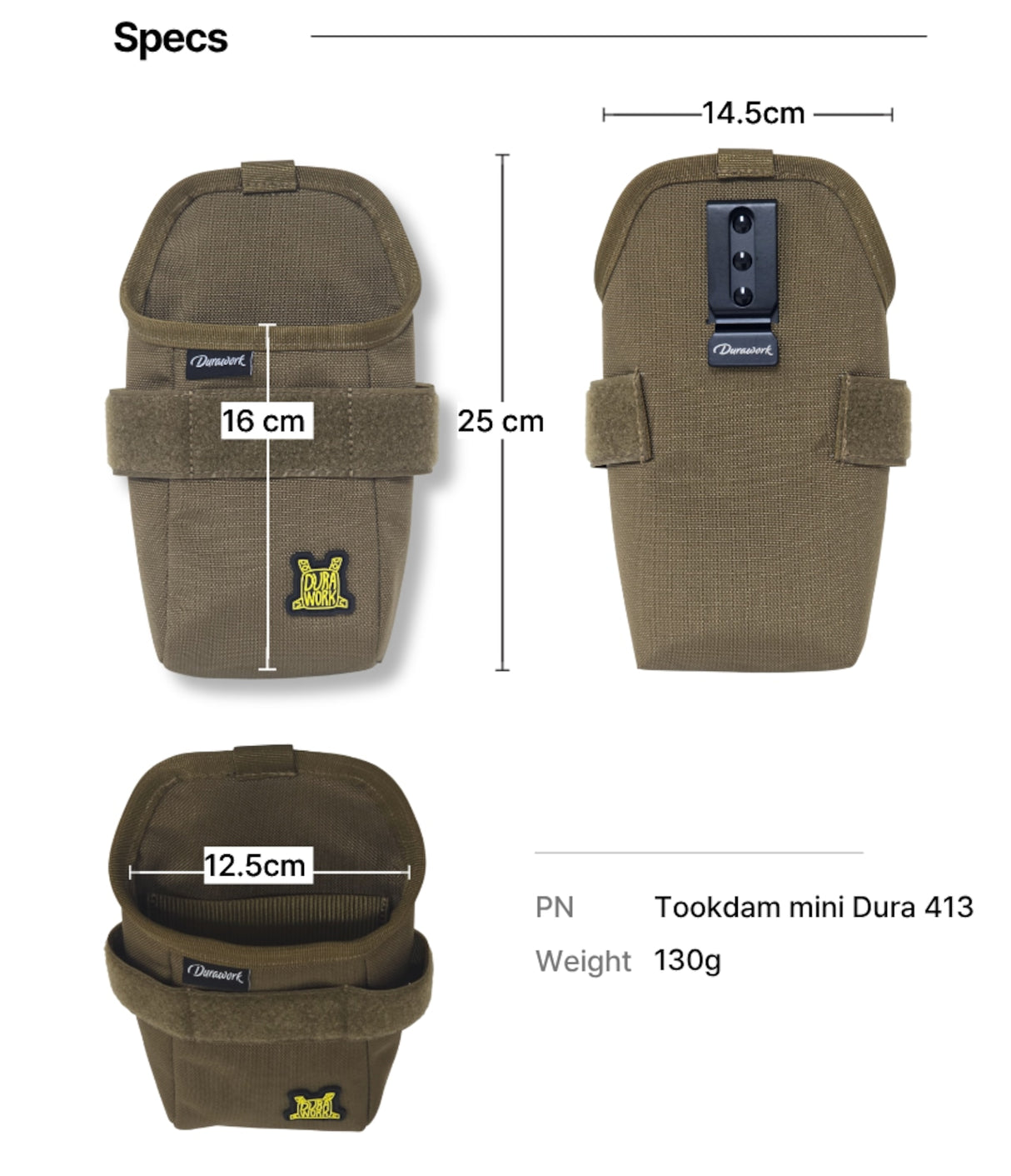 Durawork Dura 413 Tookdam MINI Pouch