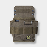 The durable 1000D CORDURA® fabric and secure Velcro flap attachment on the DURAWORK Dura 202 pouch.