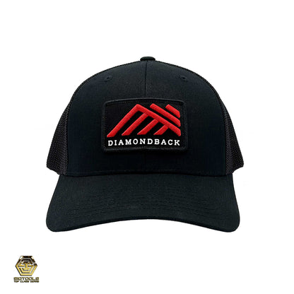 Midnight Black Diamondback Flexfit® Mesh Cap