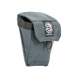 The Badger Tool Belts Covered Pouch in Gunmetal Grey, showing its durable 1000D nylon construction.