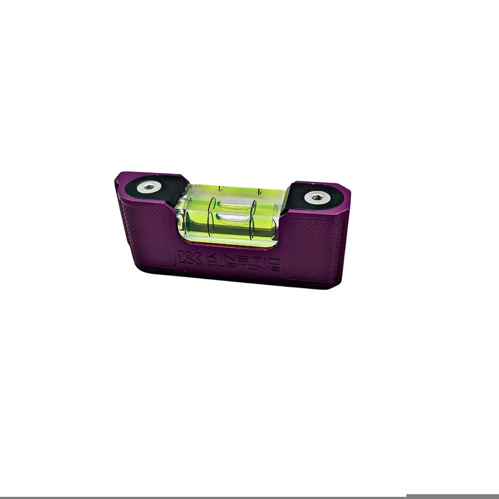 Kinetic Customs Billet Aluminium Pocket Level | Magnetic Scaffold & Pipe Level | Signature Tools