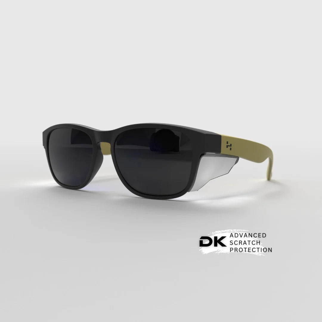 Hyspecs ICON Series w/ Grey Tinted Lens & Side Shields