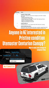 Utemaster Centurion Canopy w/ Accessories