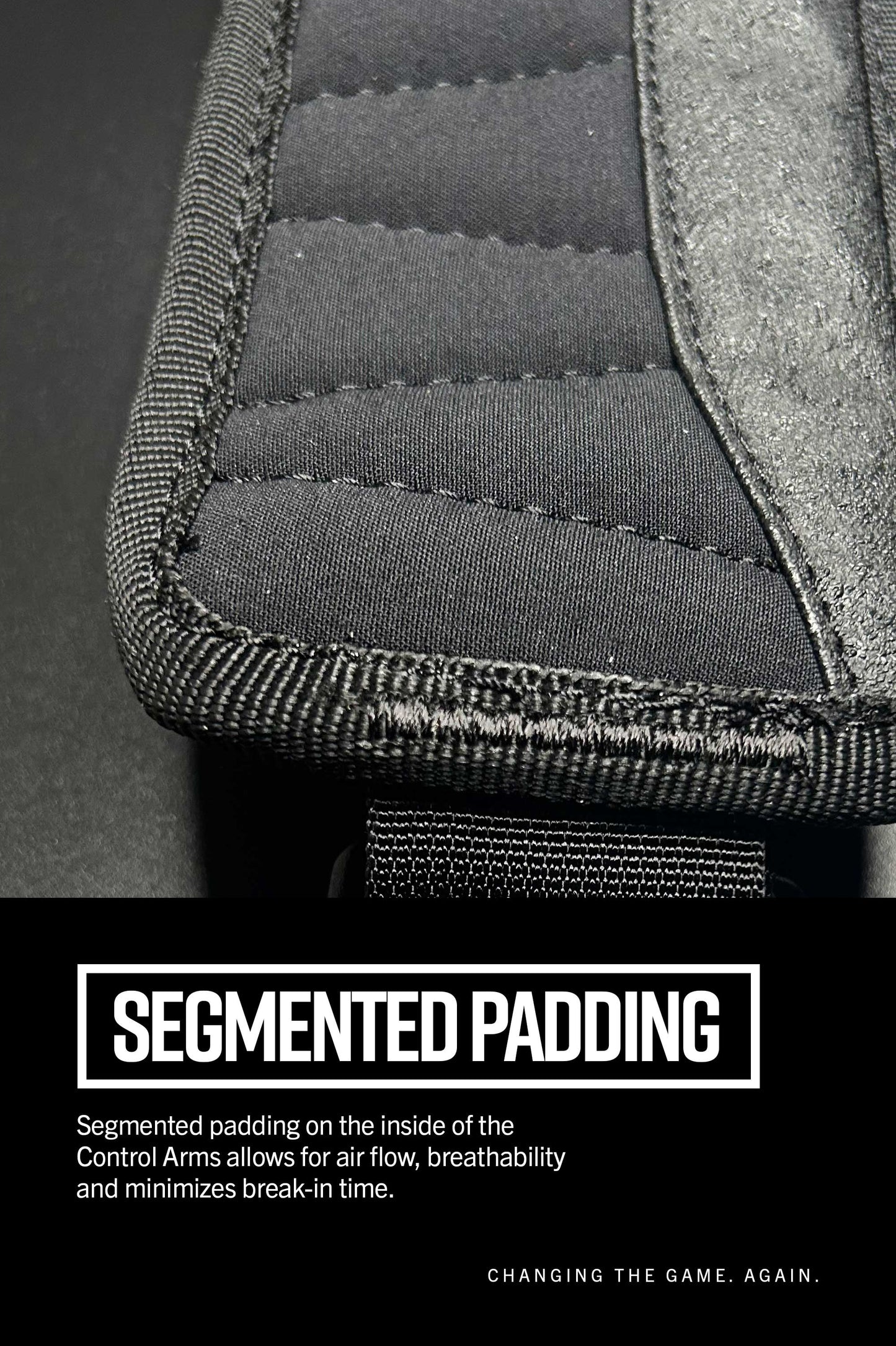 "Artisan '24 Belt System, Tempo belt segmented padding."