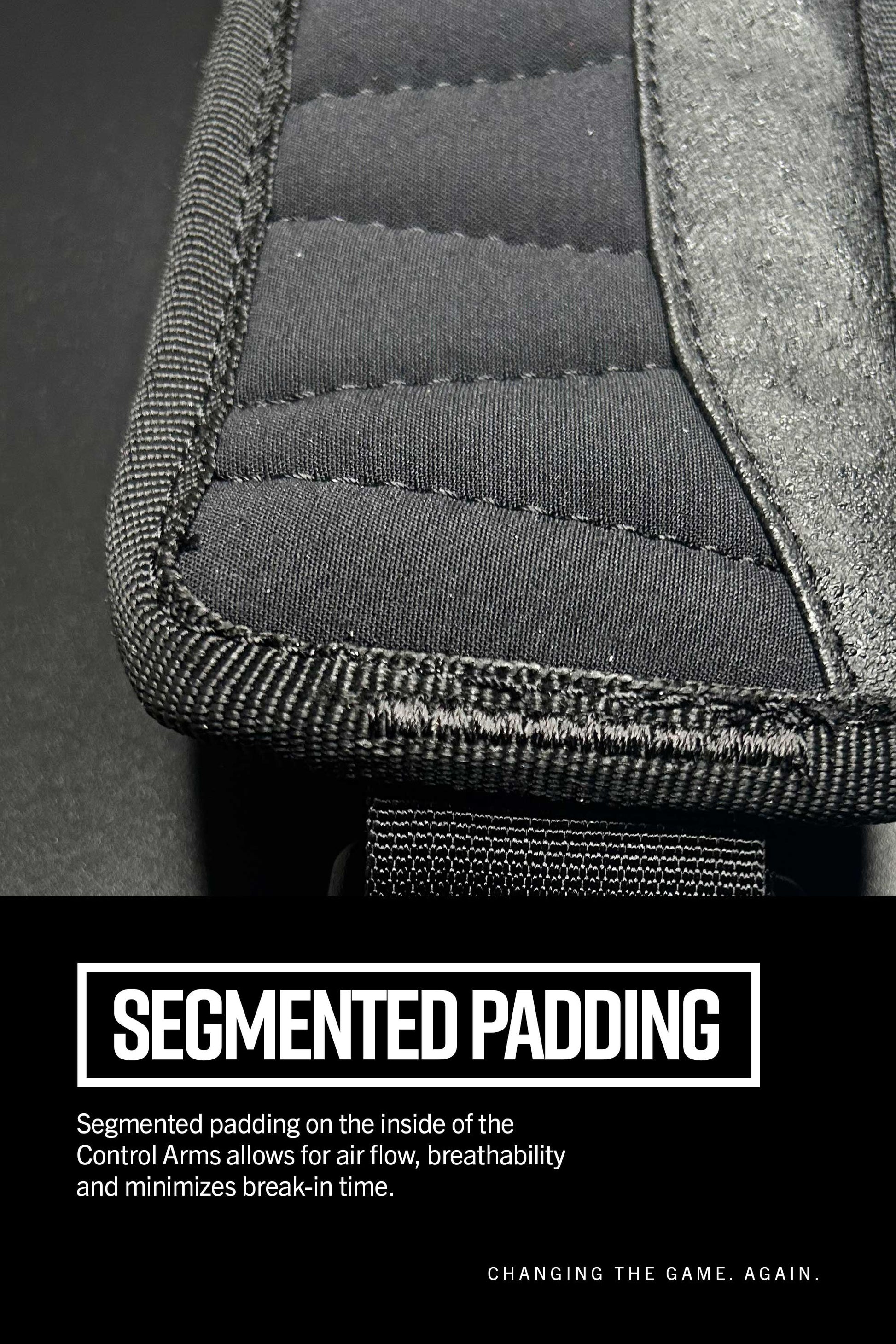 "Artisan '24 Belt System, Tempo belt segmented padding."