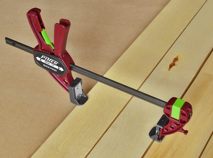 Lightweight decking tool by Piher for accurate alignment with Quick Clamp.