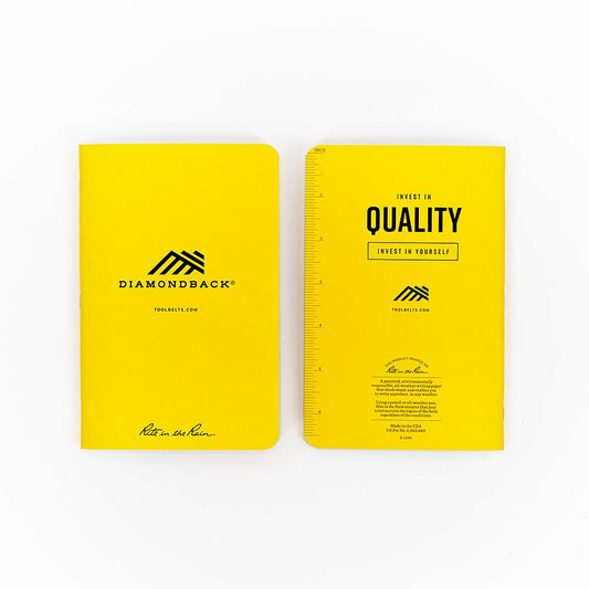 Diamondback DB X RITE IN THE RAIN YELLOW WATERPROOF NOTEPAD